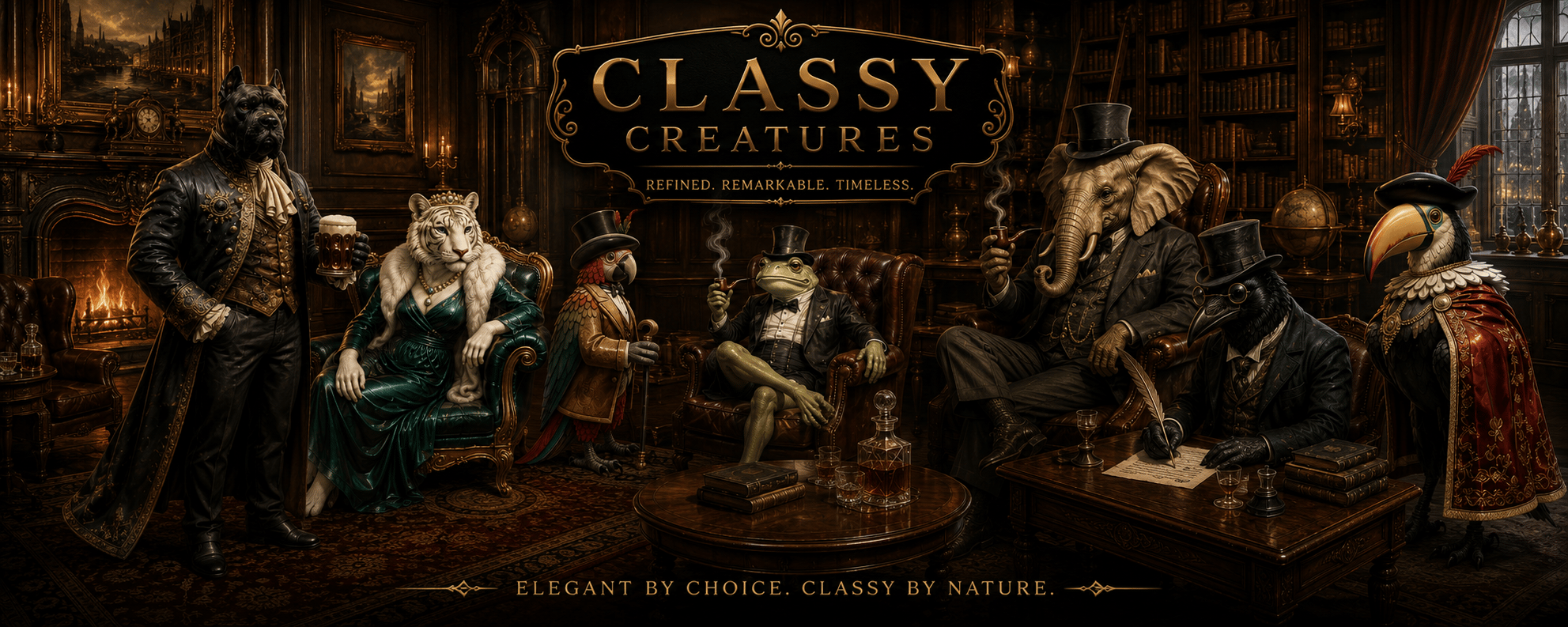 The Society of Refined Beasts gathered in the club rooms