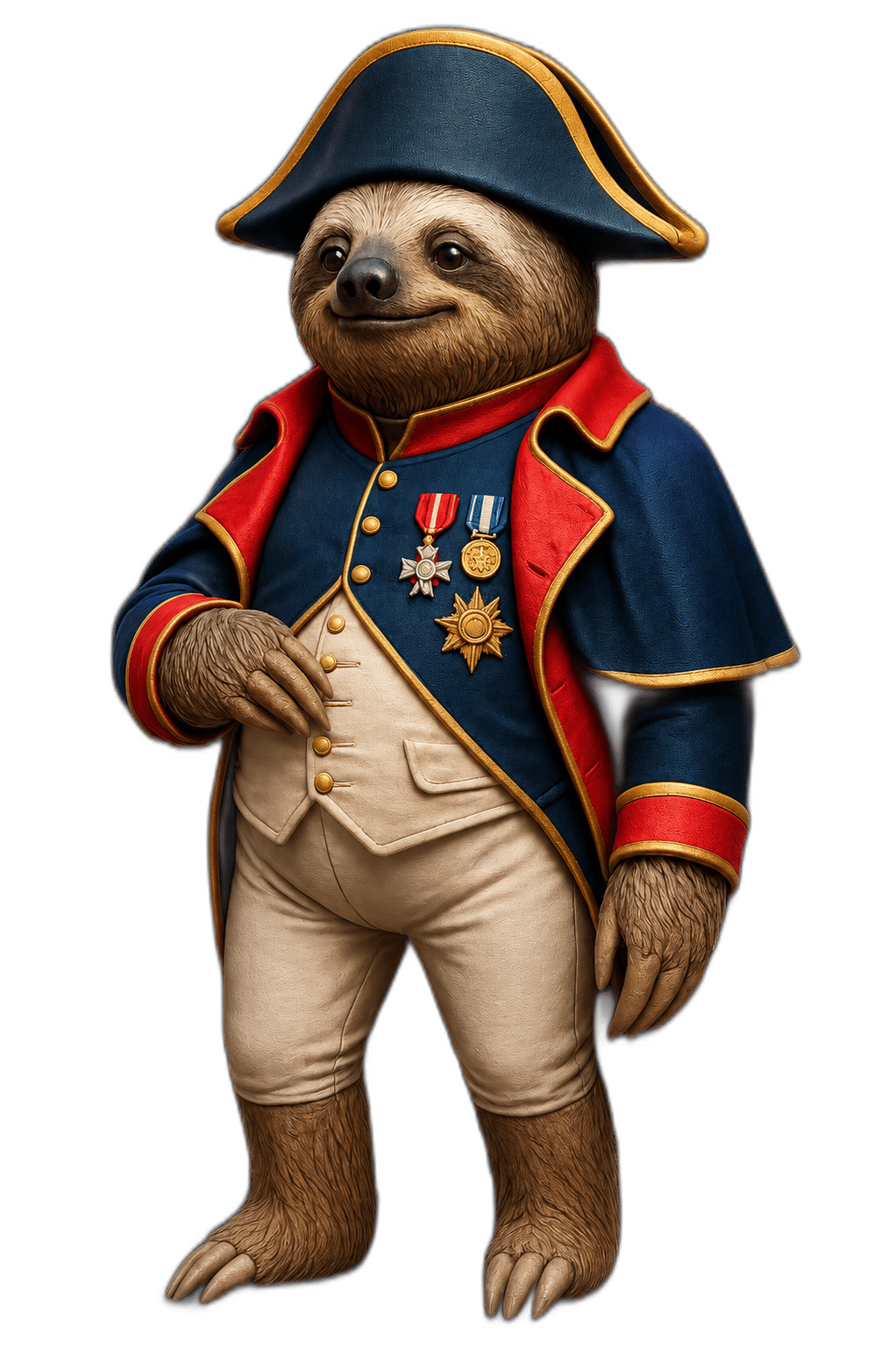 Admiral Horatio Slowmere, a sloth