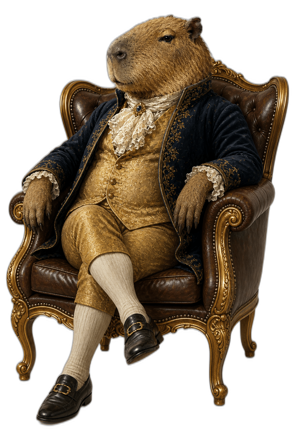 Baron Clement Stillwater, a capybara
