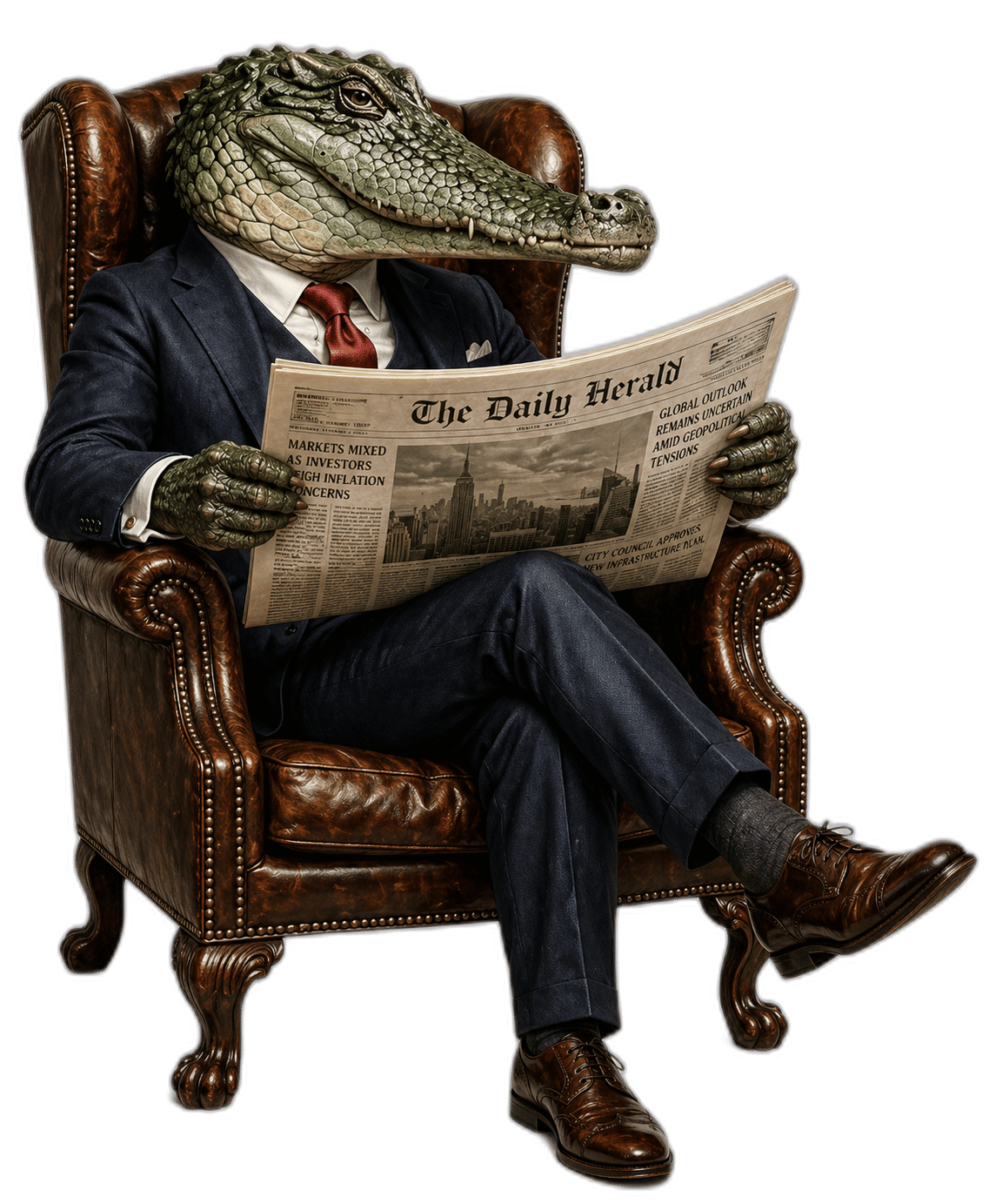 Lord Reginald Snapworth, a crocodile