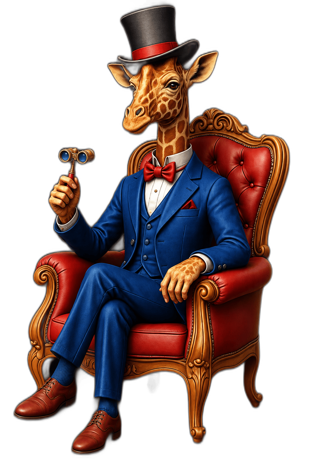 Lord Sebastian Longstride, a giraffe