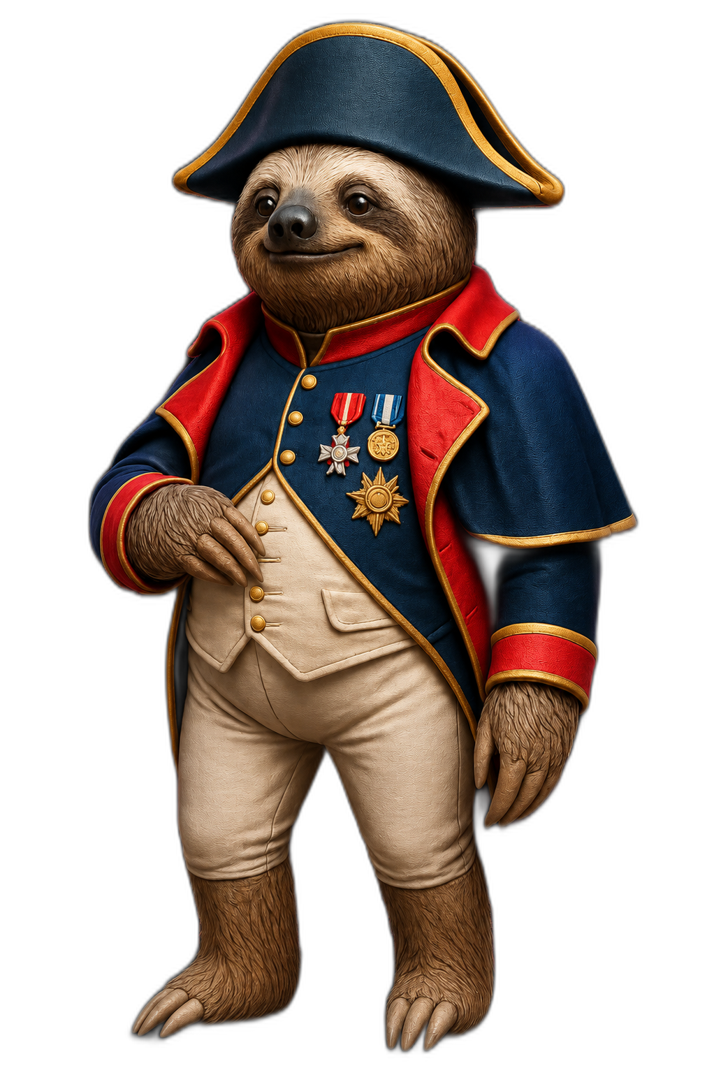 Admiral Horatio Slowmere, a sloth
