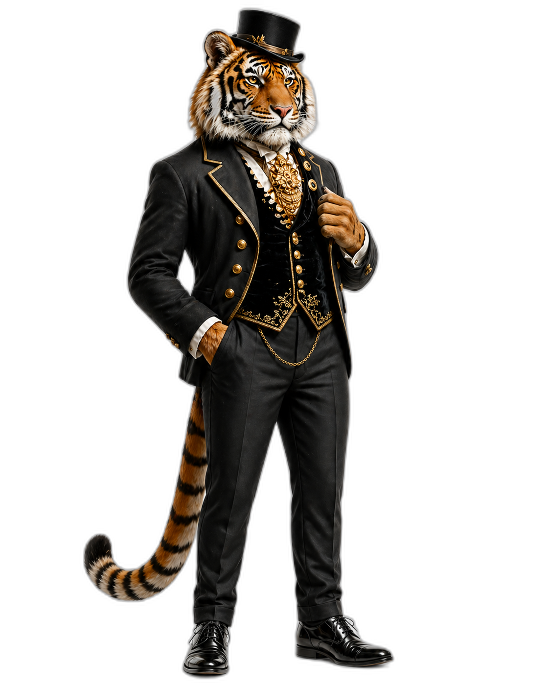 Duke Theodore Stripeshire, a tiger