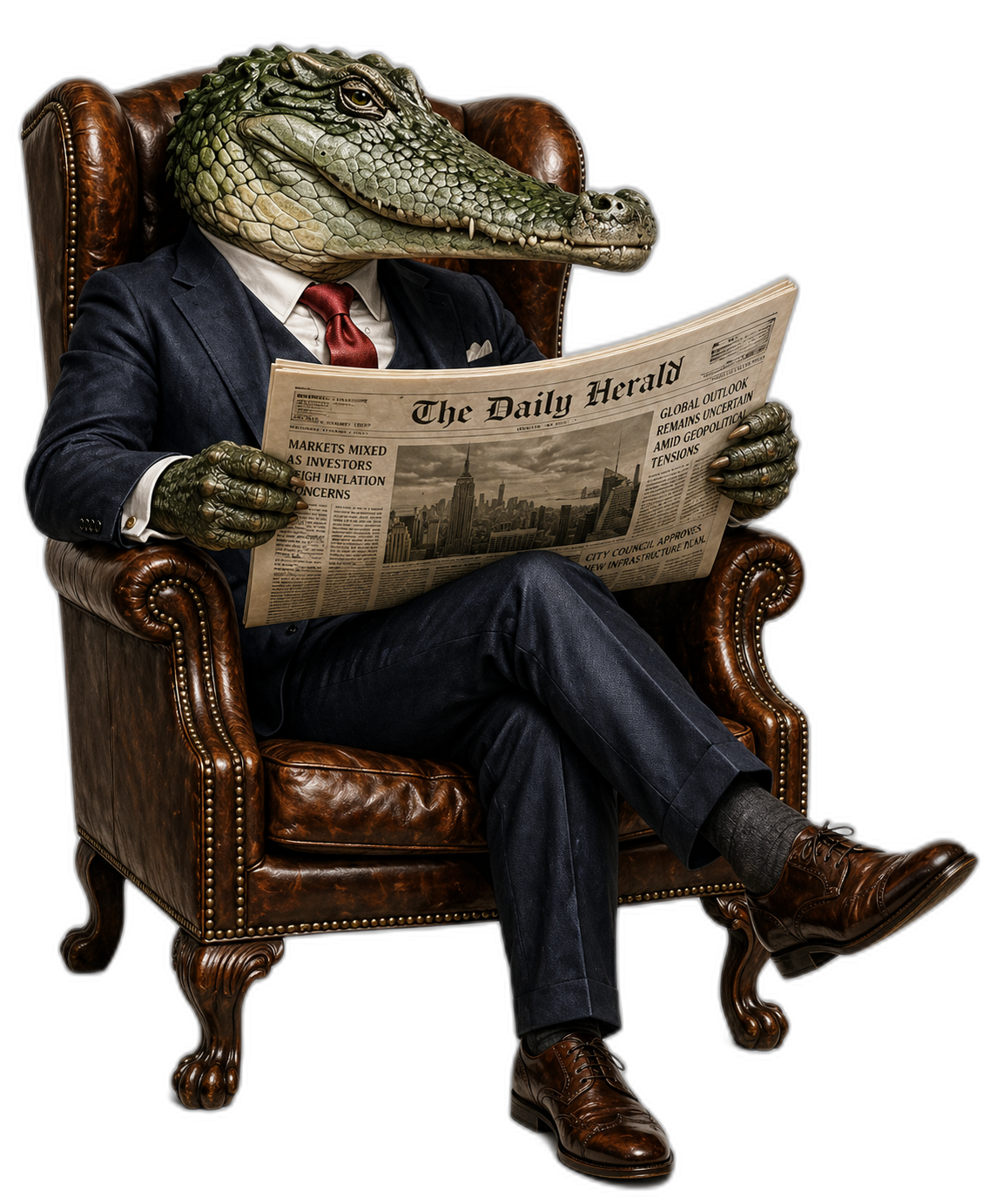 Lord Reginald Snapworth, a crocodile