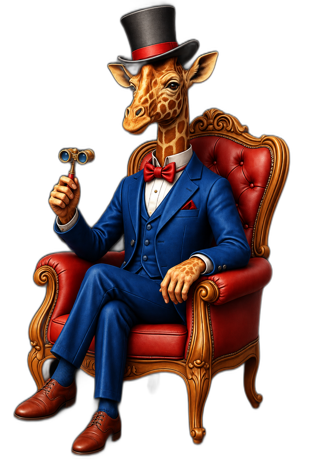 Lord Sebastian Longstride, a giraffe